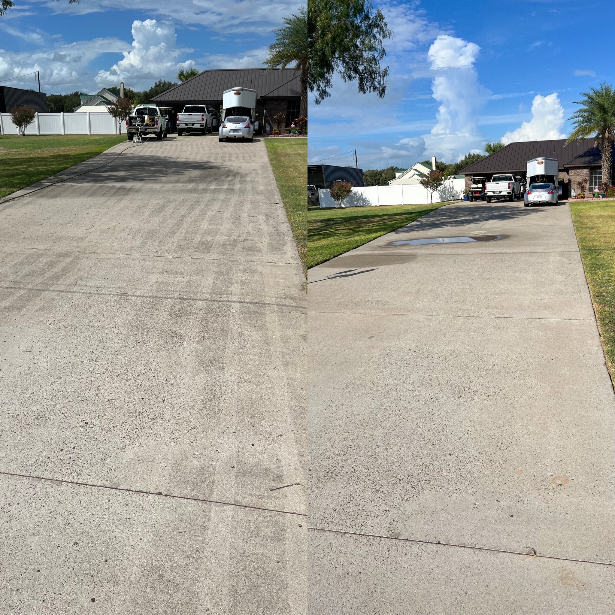 Successful Driveway Restoration in Odem, TX by Mystic Pressure Wash